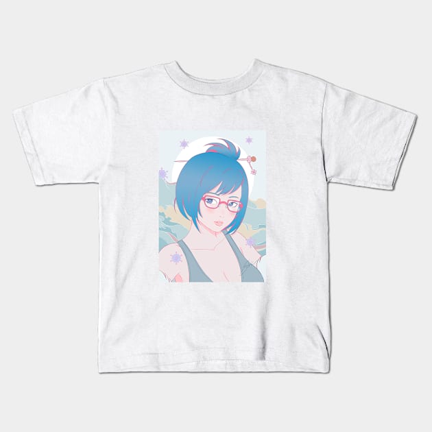 Mei Overwatch Pastel Kids T-Shirt by Edricluffie